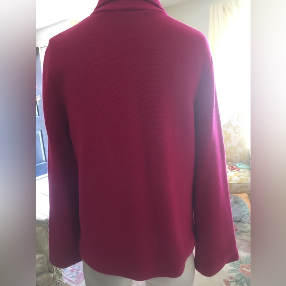 Talbots Like New Double Breasted Raspberry Color … - image 2